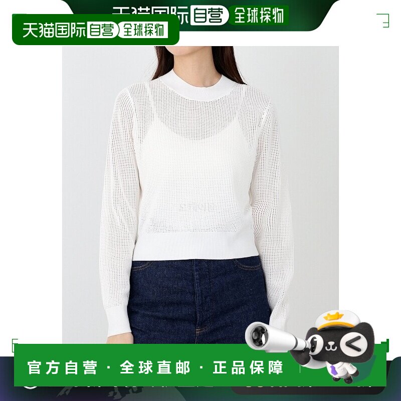 韩国直邮Theory O0416703 100 女士通勤针织圆领套头毛衣针织衫