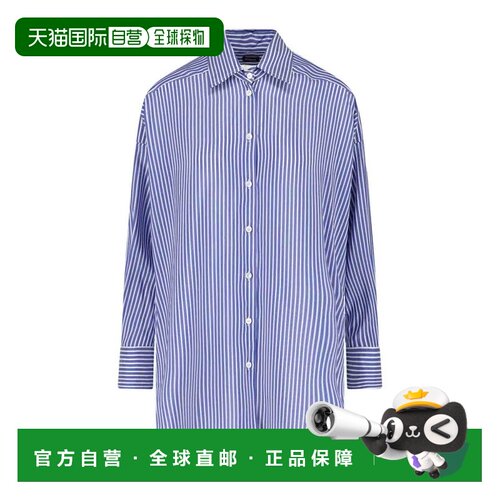 香港直邮KITON 女士衬衫 D51402K0878G01000 SS2026 蓝色 Silk sh