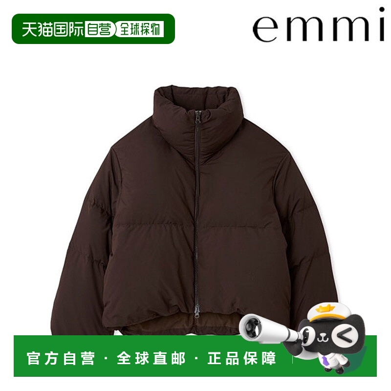 日本直邮emmi 外套2025 年秋冬短款羽绒服长袖短款长度防寒13wfc2