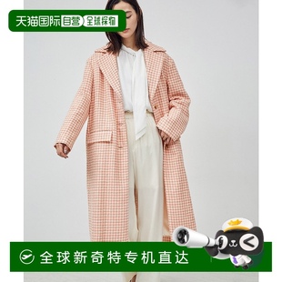 轻薄粉色格纹大衣 1h可退 女士春夏款 日本直邮ROPE 2024AGG ROPE