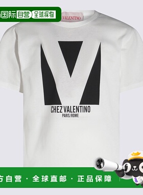 香港直邮VALENTINO 男士T恤 6V3MG16PAQ9A03 AW2025 白色 Valenti