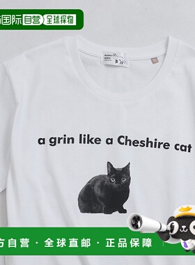 1h可退 日本直邮REGENCY WORKS 女士猫咪图案T恤 2025CGUM35340