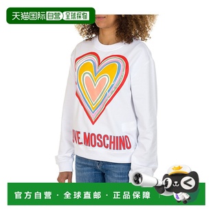 香港直邮Moschino W630651E2340 徽标细节套头卫衣