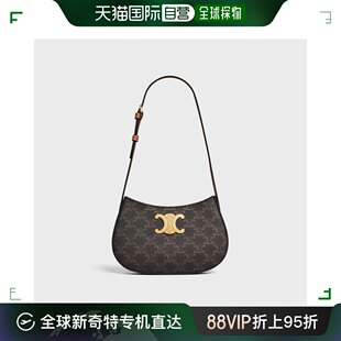 女士TILLY中号标志印花牛皮革手袋 思琳 Celine 香港直邮潮奢