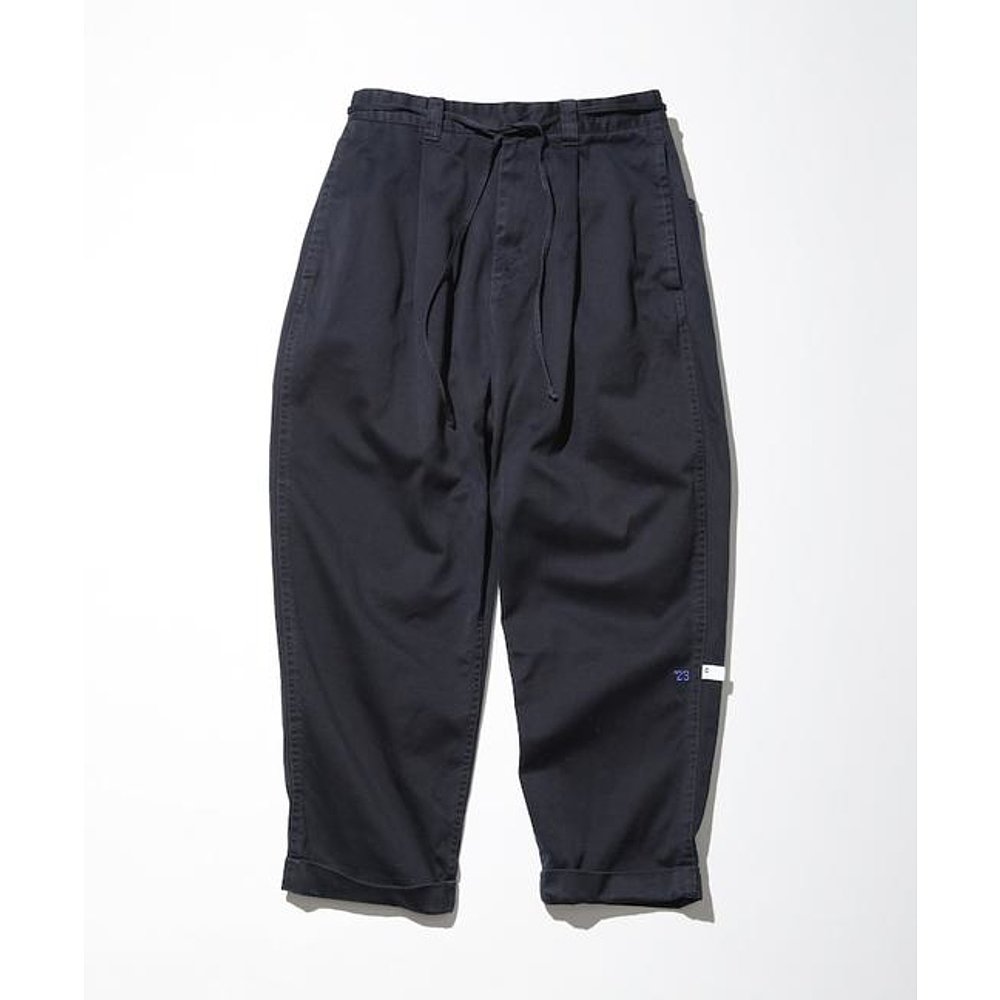 日本直邮CAHLUMN杂志口袋修身裤卡其裤裤型裤子抽绳服装