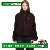 香港直邮AMIRI Fleece 女士 1h可退 棕色 Bones 夹克 AWOUJA1001