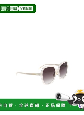 香港直邮CELINE 女士眼镜 CL40230F25K SS2024 白色 徽标太阳镜
