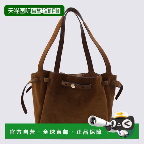 香港直邮TORY BURCH 女士手提包 178158200 AW2026 咖啡色 Romy S