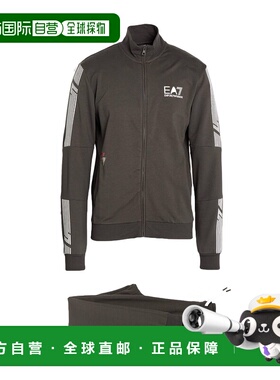 1h可退 香港直邮潮奢 Ea7 男士 Outfit 运动运动装 grey灰色 舒适