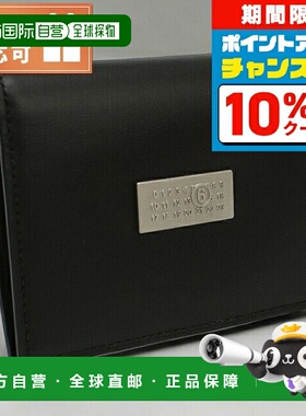 日本直邮MM6 女士双折钱包带零钱袋 品牌 MM6 意大利 SA5UI0015