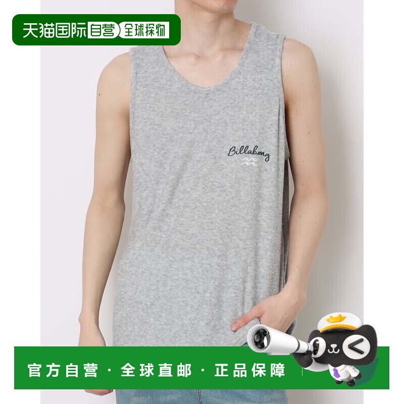 日本直邮BILLABONG 男士户外休闲背心 PILE TANK BG011352 灰色图片