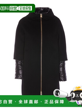 香港直邮HERNO 女士外套 CA000544D333139300 AW2025 黑色 DETACH