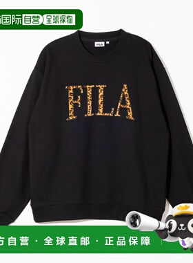 日本直邮FILA FU25FP834 Fila [官方独家] 圆领卫衣（黑色）