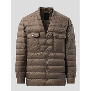 AW2024 MONCLER MU02D2F01M442625U 衬衫 浅棕色 男士