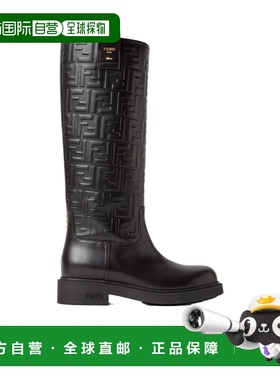 1h可退 香港直邮FENDI Filo 圆头长筒靴 Women crov