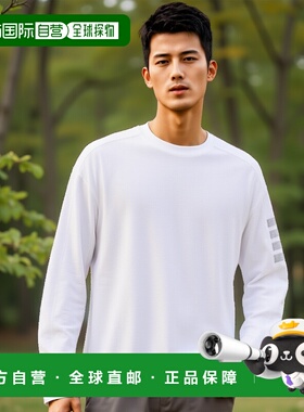 1h可退 香港直邮Thom Browne 汤姆 布朗 男士 长袖圆领T恤 MJS245