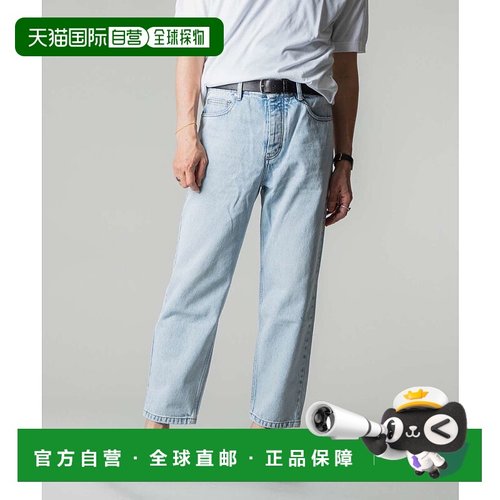 日本直邮Ami Paris 男士牛仔裤 TAPERED FIT JEANS 男士 蓝色