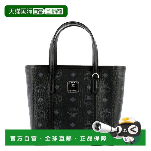 香港直邮MCM 女士手提包 MWPAATN04BK SS2023 黑色 MCM HANDBAGS.