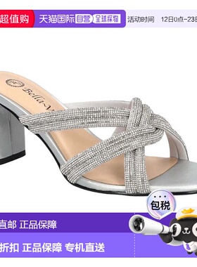 自营Women's Bella Vita Carmen 3597-040 Sandals Silver Rhines