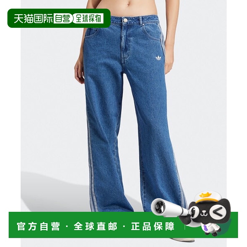 日本直邮adidas DENIM 3S PANT 牛仔裤 [96963034]