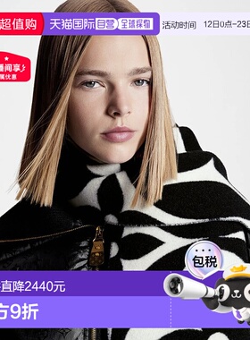 自营1h可退 欧洲直邮LV/路易威登 女士黑色羊毛围巾时尚小众高级