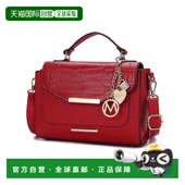 collectionSylvie女式 自营mia 单肩包 Mia 红色 美国奥莱直
