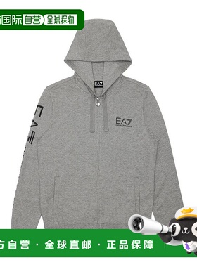 香港直邮EA7 Emporio Armani logo印花连帽休闲夹克 2744256P280