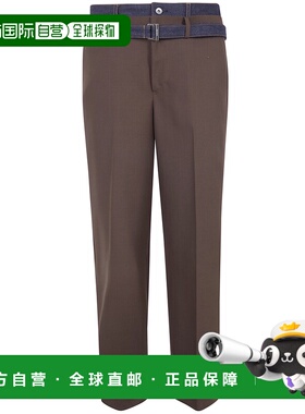 1h可退 香港直邮Sacai 男士 X 西装料牛仔长裤 2603903M633