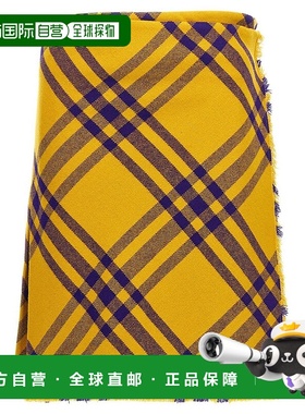 香港直邮BURBERRY 女士半身裙 8077198GIALLO SS2025 花色 BURBER