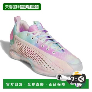 日本直邮adidas 安东尼 爱德华兹1低帮篮球鞋 JR3915