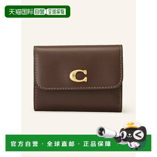 1h可退 香港直邮COACH 女士钱包 100167125315000 CO 棕色 Wallet