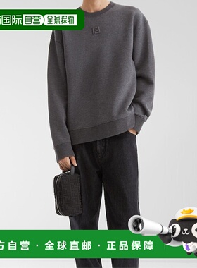 香港直邮FENDI 男士针织毛衣 FY3938ATL9F0QZ0 SS2025 灰色