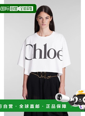 香港直邮CHLOÉ 女士T恤 404209CH24AJH09183 SS2025 白色
