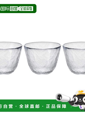 【日本直邮】ADERIA 玻璃碗 透明 直径 9.5 x 高 7cm Crafty 标准