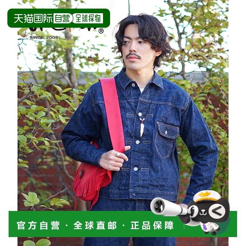 日本直邮orSlow：前褶衬衫 - 牛仔单洗 - 03-6011-81[STD]