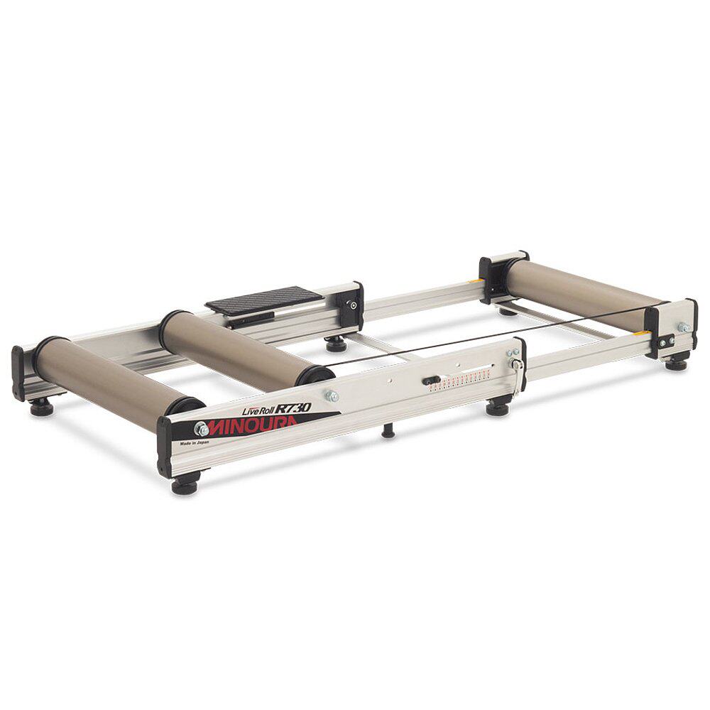 日本MINOURA LIVE ROLL R730滚筒骑行台家用室内自行车磁阻训练台