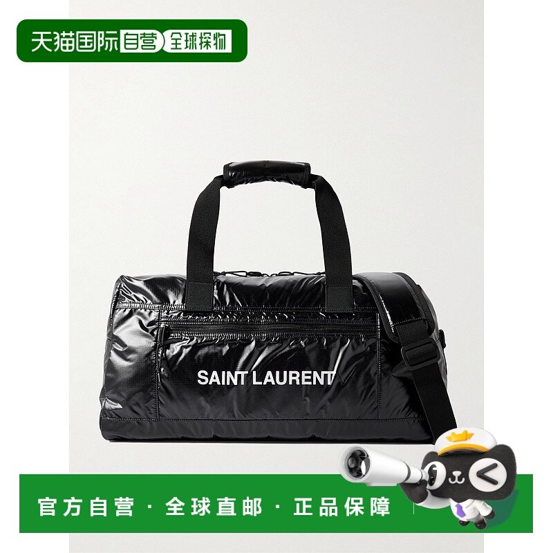 香港直邮潮奢 Saint Laurent 圣罗兰 男士 Glossed Nylon-Ripstop