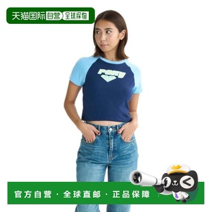 日本直邮ROXY 短款半袖T恤 SUN OVER 25SURST252041NVY 女士T恤