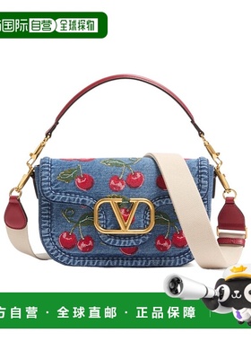 香港直邮Valentino alltime 牛仔布单肩包 WB0N62FUX斜挎包手提包