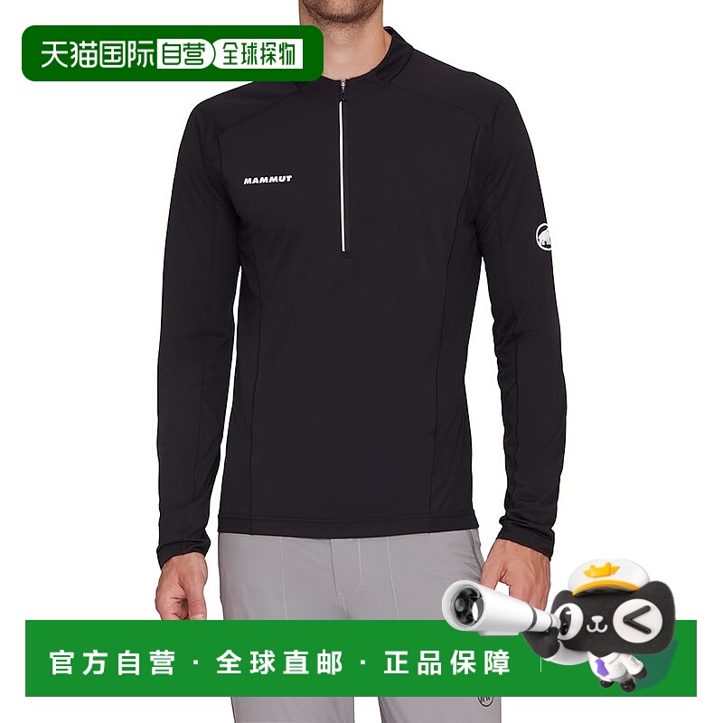 【日本直邮】猛犸象Aenergy FL 半拉链长袖 AF 男款1016-01310 黑