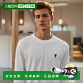 香港直邮潮奢 长袖 Ami 1h可退 Paris 男士 T恤 BFUTS235U724