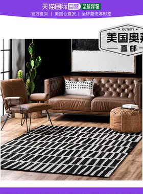 nuLOOM Hand Tufted Lemuel Area Rug - black 【美国奥莱】直发