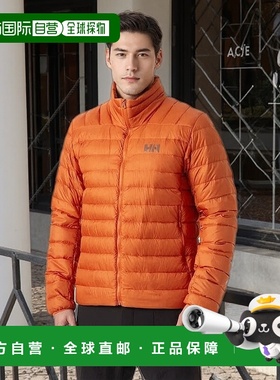 欧洲直邮Helly Hansen 男士橙色聚酰胺釉面羽绒服2.0海丽汉森鸭绒