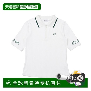 Logo M422 GOLF shirts 韩国直邮MALBON Point 女士Polo衫 Collar
