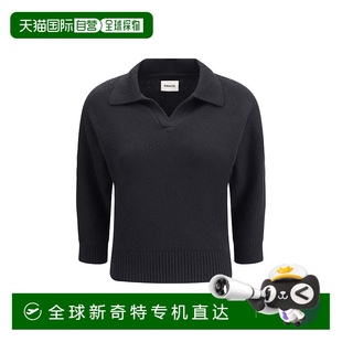 香港直邮KHAITE Herve 1h可退 女士 black黑色 Polo衫 9834650