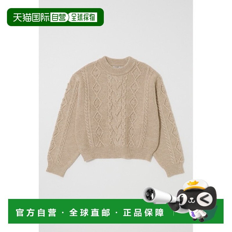 1h可退 日本直邮MOUSSY 女装 立体 popcorn 编织 针织毛衣 010IA2