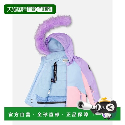 自营deux par deuxTwo-Piece Play Snowsuit Purple Geo - purple