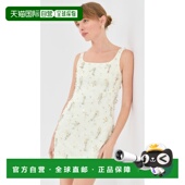 香港直邮Simkhai 迷你连衣裙 女士 1h可退 Viva 无袖 white白色 舒