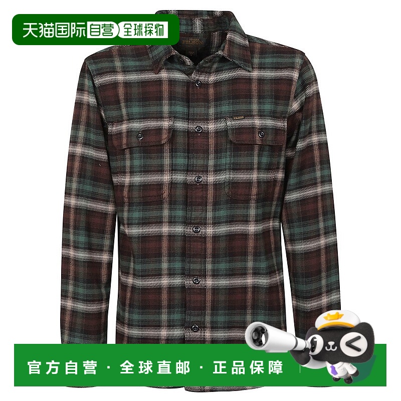 自营filsonVintage Flannel Work Shirt - multicolor 美国奥莱直