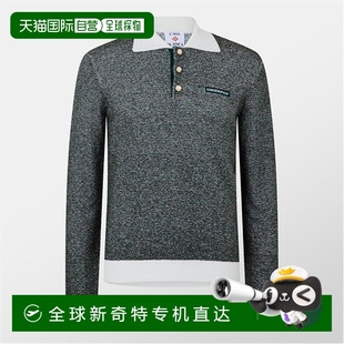 香港直邮Casablanca Casa 1h可退 男士 Sn52 珠皮呢Polo衫